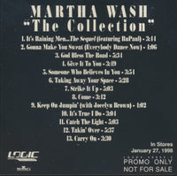 Martha Wash: The Collection Advance Promo w/ Front Artwork