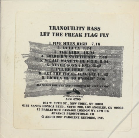 Tranquility Bass: Let The Freak Flag Fly Advance Promo