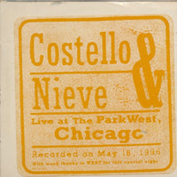 Costello & Nieve: Live At The ParkWest, Chicago 4-Track Promo
