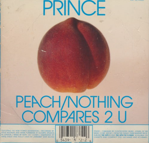 Prince: Peach / Nothing Compares 2 U 2-Track Maxi-Single