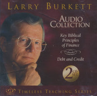 Larry Burkett: Audio Collection: Key Biblical Principles Of Finance / Debt And Credit 2-Disc Set w/ Cracked Case