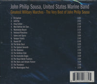 John Philip Sousa & United States Marine Band: Greatest Military Marches w/ Cracked Case