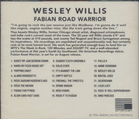 Wesley Willis: Fabian Road Warrior Advance Promo w/ Back Artwork