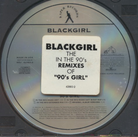 BlackGirl: In The 90's Girl 4-Track Promo w/ Hype Sticker