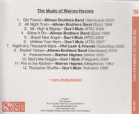 Warren Haynes: The Music Of Warren Haynes 12-Track Promo