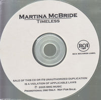 Martina McBride: Timeless 18-Track Promo w/ Front Artwork
