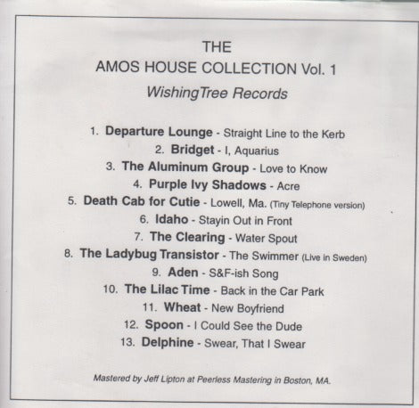 The Amos House Collection Volume One 13-Track Promo w/ Front Artwork
