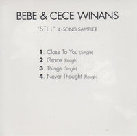 Bebe & Cece Winans: Still: Sampler 4-Track Promo w/ Front Artwork