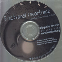 Apathy: Fractional Importance 3-Track EP
