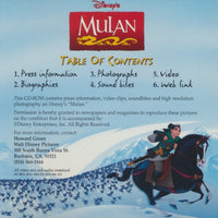 Disney's Mulan: Press Kit