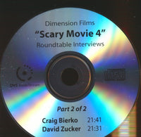 Scary Movie 4: Roundtable Interviews 2-Disc Set Promo w/ No Artwork