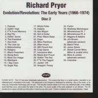 Richard Pryor: Evolution/Revolution: The Early Years (1966-1974) 2-Disc Set Promo w/ No Artwork