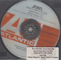 Jewel: What's Simple Is True 2-Track Promo w/ Hype Sticker & Back Artwork