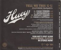 Huey: Tell Me This: G-5 4-Track Promo