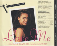 Tracie Spencer: Love Me 3-Track Promo w/ Back Artwork