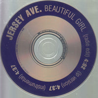 Jersey Ave.: Beautiful Girl 3-Track Promo w/ Back Artwork