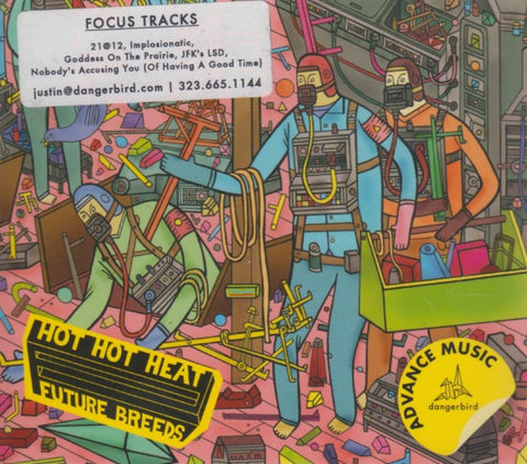 Hot Hot Heat: Future Breeds 5-Track Advance Promo w/ Hype Sticker