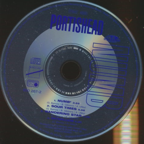 Portishead: Dummy 4-Track Maxi-Single w/ No Artwork