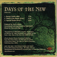 Days Of The New: Days Of The New Special Limited Edition Bonus Disc w/ Damaged Artw