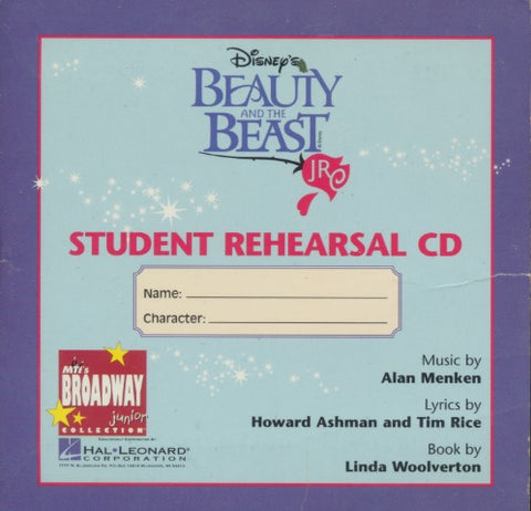 Disney's Beauty And The Beast Jr: Student Rehearsal CD
