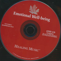Healing Music: Emotional Well-being w/ Back Artwork