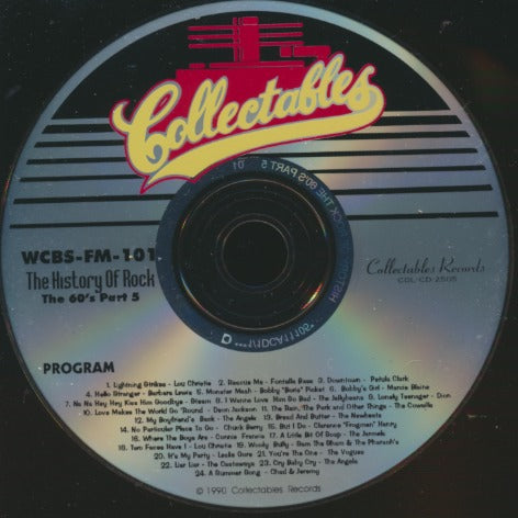 WCBS-FM-101: The History Of Rock: The 60's Part 5 w/ No Artwork