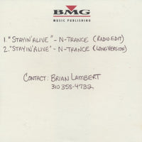 N-Trance: Stayin' Alive 2-Track Promo