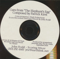 Patrick Kirst: Cues from "The Elephant's Egg" Promo w/ Front Artwork