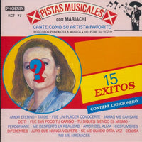 Pistas Musicales Con Mariachi: 15 Exitos