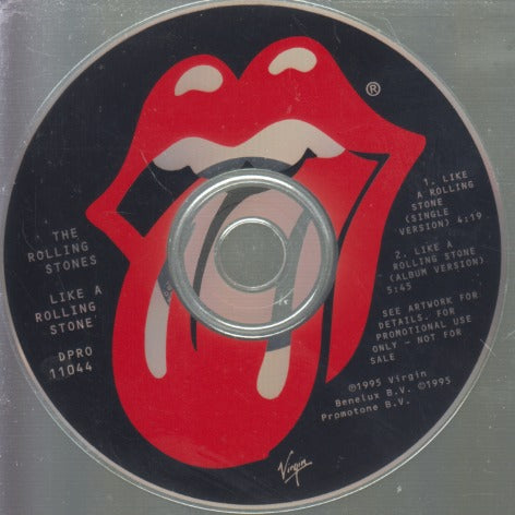 The Rolling Stones: Like A Rolling Stone 2-Track Promo w/ No Artwork