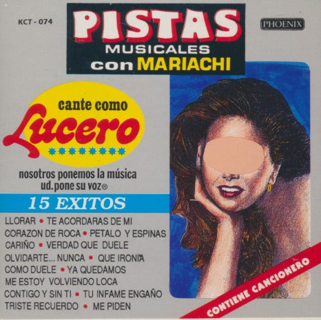 Lucero: Pistas Musicales Con Mariachi: Cante Como Lucero