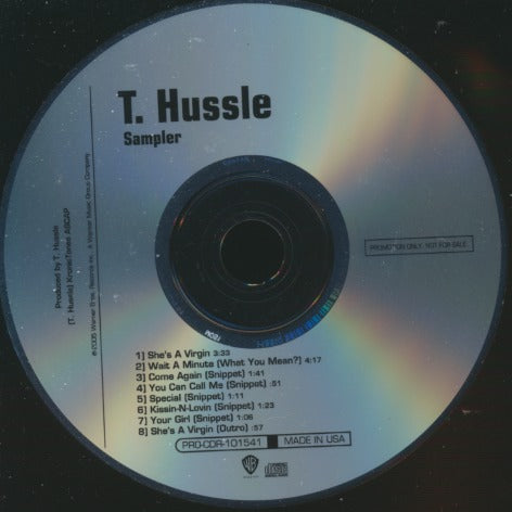 T. Hussle: Sampler 8-Track Promo w/ No Artwork