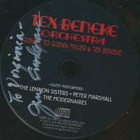 Tex Beneke Orchestra: Tribute To Glenn Miller & Tex Beneke Signed