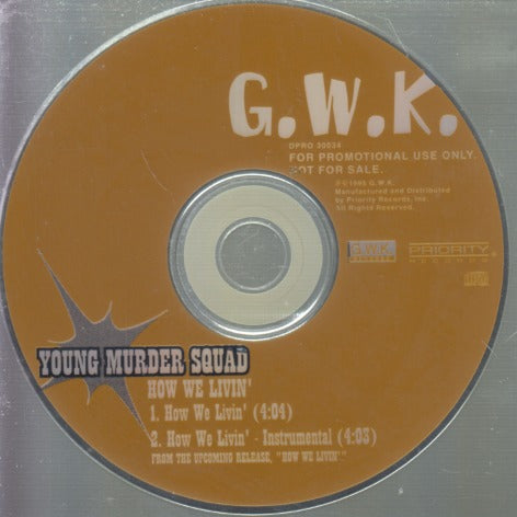 Young Murder Squad: How We Livin' 2-Track Promo w/ No Artwork