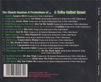 The Classic Remixes & Productions Of ... A Tribe Called Quest w/ Back Artwork