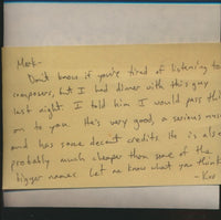 John Dickson: For Thomas And The Magic Railroad 10-Track Promo w/ Note