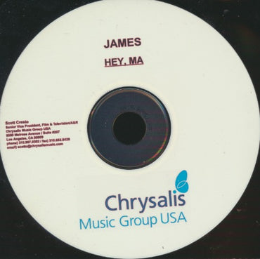 James: Hey, Ma 2-Disc Set Promo w/ Back Artwork