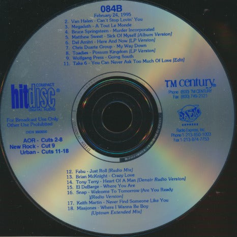 HitDisc 084B Promo