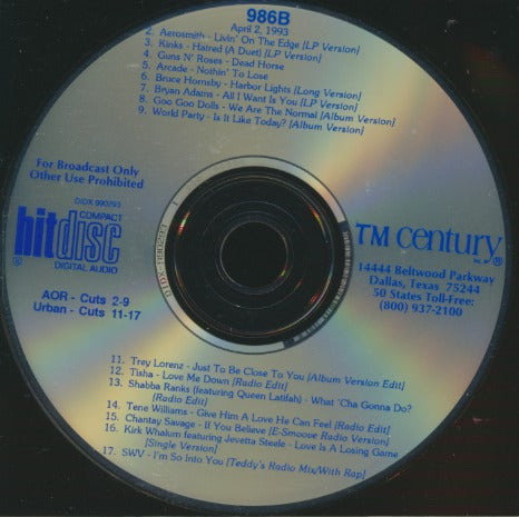 HitDisc 986B Promo