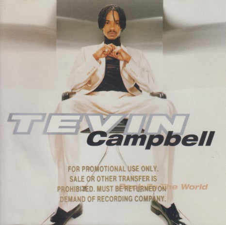 Tevin Campbell: Back To The World w/ Promo Stamped Artwork