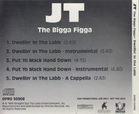 JT: The Bigga Figga: Dwellin' In The Labb 5-Track Promo w/ Back Artwork