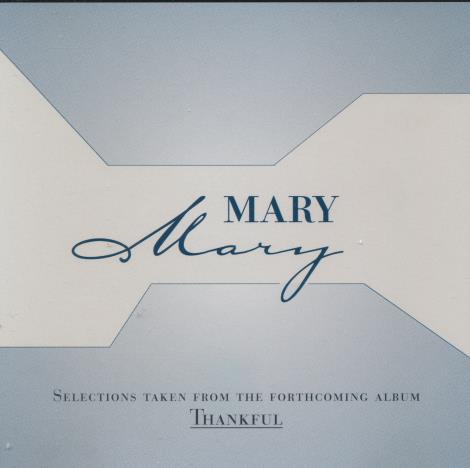 Mary Mary: Thankful Selections Promo w/ Stained Artwork