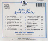 West Point Military Band: Sousa And American Marches w/ Cut Artwork