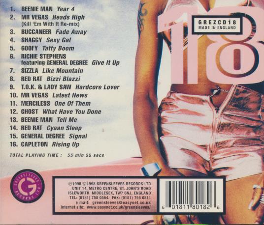 Greensleeves Reggae Sampler 18 – NeverDieMedia