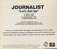 Journalist: Let's Get Up 4-Track Promo w/ Back Artwork