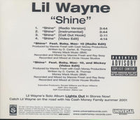 Lil Wayne: Shine 4-Track Promo w/ Back Artwork
