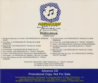 Tamar: Ridiculous Advance Promo w/ Back Artwork