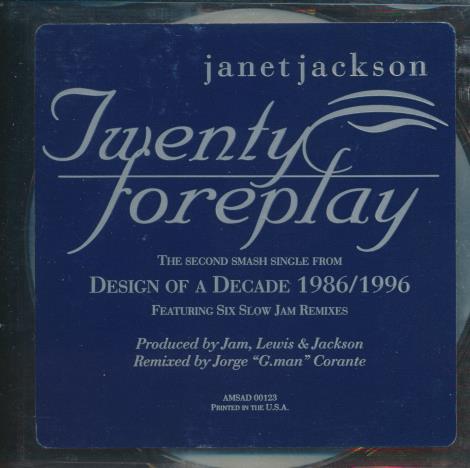 Janet Jackson: Twenty Foreplay 6-Track Promo