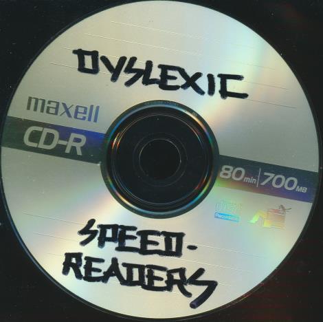 Dyslexic Speedreaders 4-Track Promo w/ No Artwork