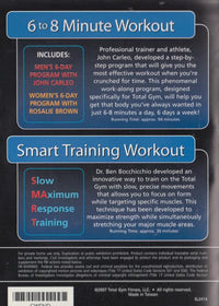 Total Gym: 6 To 8 Minute Workout & Smart Training Workout Program 1 & 2